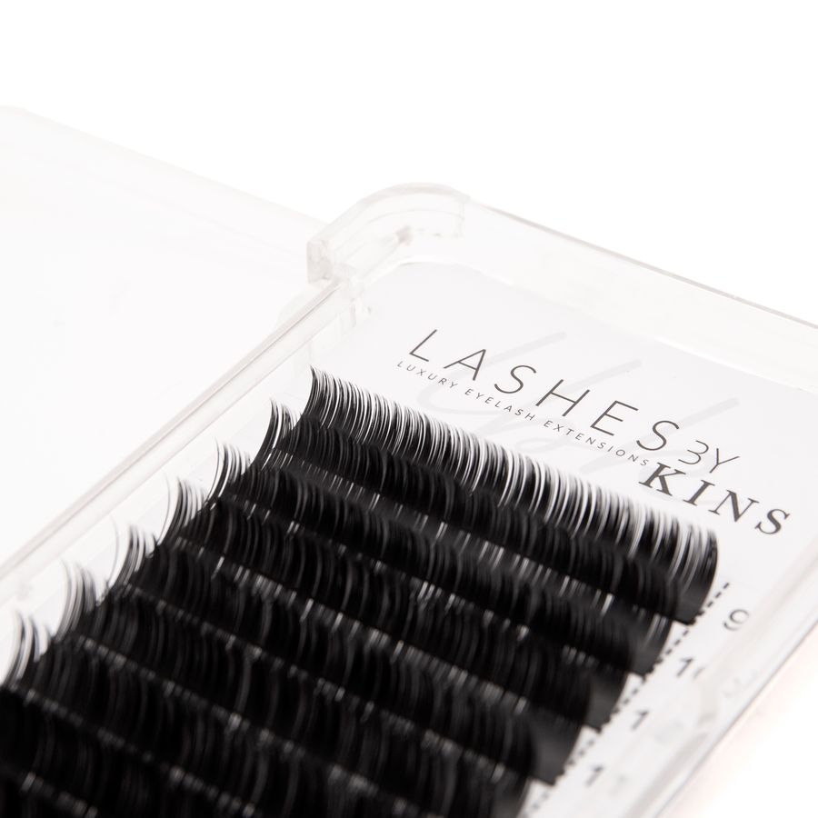 LBK LASHES Lashes .15 / C / 9-15MM .15 Mixed Flat Classic Lash Tray