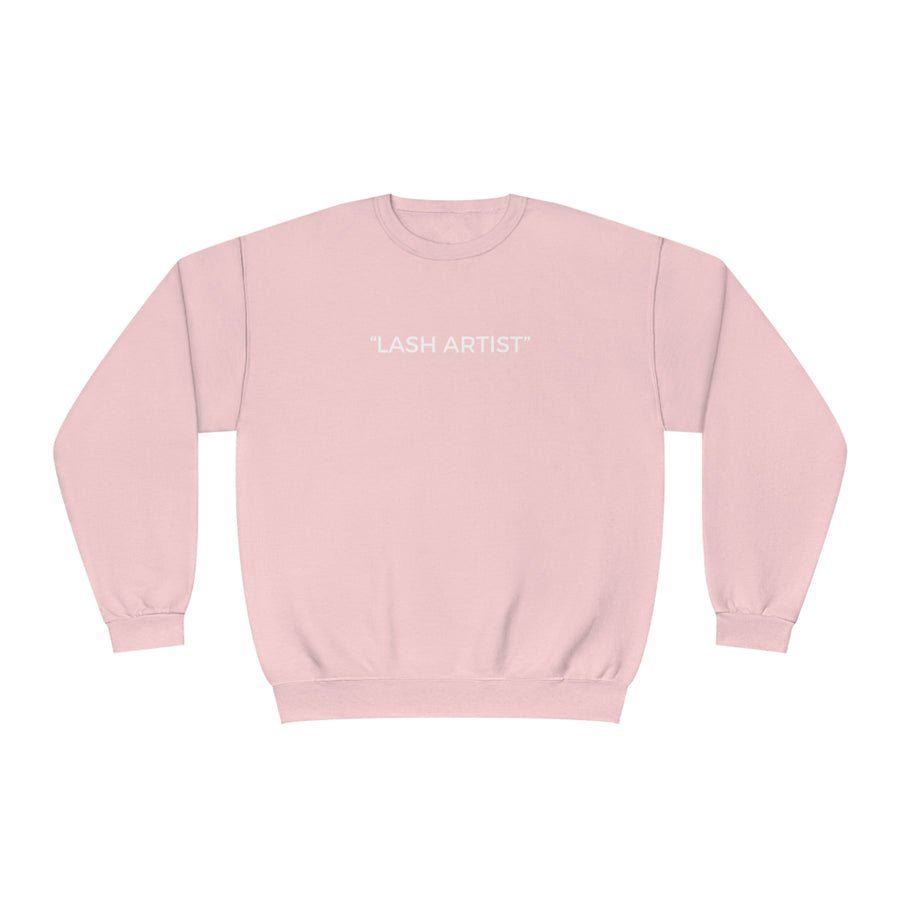 LBK LASHES Classic Pink / S LBK LASHES Sweatshirt "Lash Artist" Crewneck Sweatshirt