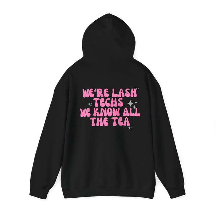 LBK LASHES Black / S LBK LASHES Hoodie We're Lash Tech Hoodie