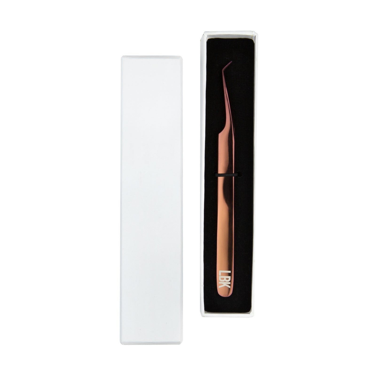 LBK LASHES Tweezers Default Title Rose Gold Isolation Tweezer Fiber Tip