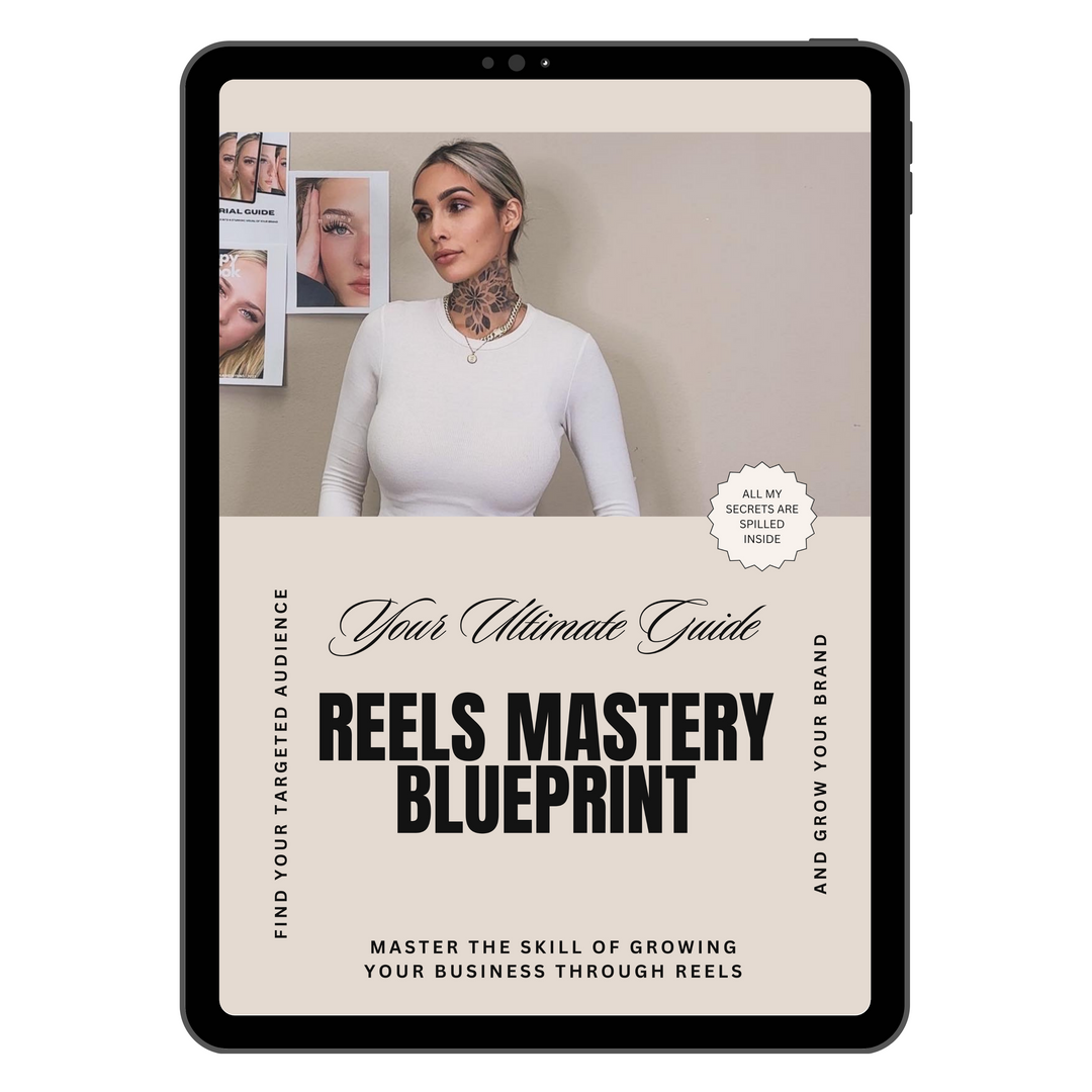 LBK LASHES LBK LASHES Reel Mastery Blueprint Ebook