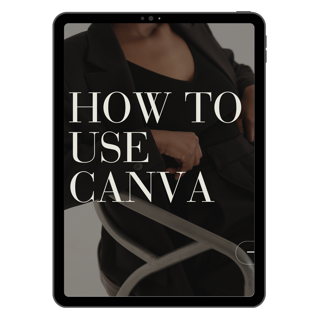 Learn Canva Editing Ebook