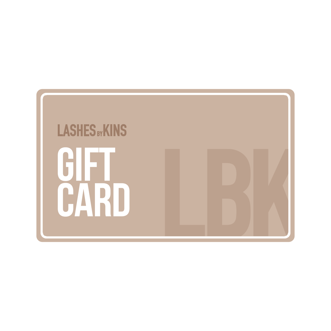 LBK LASHES Shop Lashes By Kins LLC Gift Card LBK Gift Card