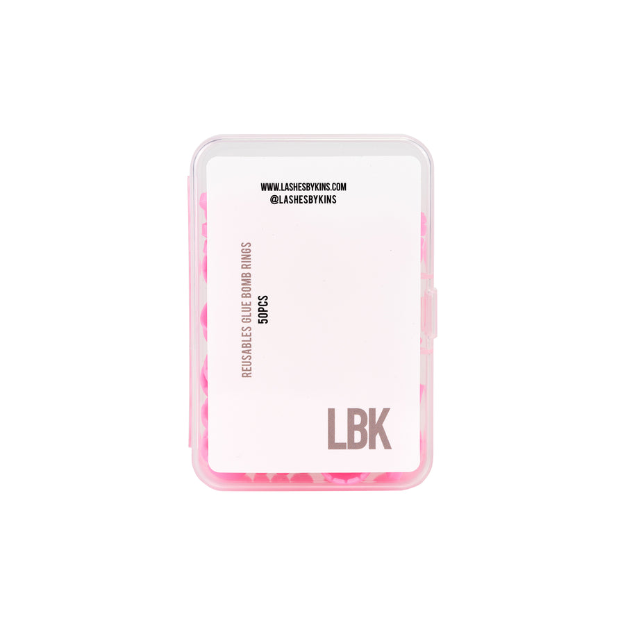 LBK LASHES Shop Lashes By Kins LLC Supplies Glue Flower Cups Pink